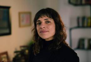 Andrea Salgado presentó su más reciente libro El sueño del árbol. Foto Carlos Romero.