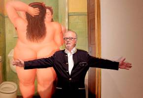 El maestro Botero comenzó a publicar precisamente en El Colombiano. Fueron ilustraciones que acompañaban los artículos de Generación y el periódico. Foto: Archivo.