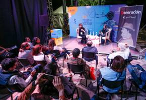El Café Generación en la Fiesta del Libro fue el 16 de septiembre. Foto: Esneyder Gutiérrez