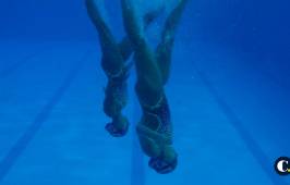 El dúo antioqueño de natación artística busca cupo para Olímpicos de Tokio