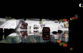 Soterrado de Parques del Río cerrado por inundación