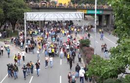 Así se vivió la jornada de protestas del 1 de Mayo en Medellín