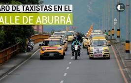 Taxistas se manifiestan en contra de plataformas virtuales y la informalidad