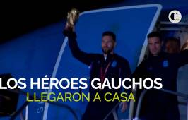 Los dueños de la Copa del Mundo llegaron a casa