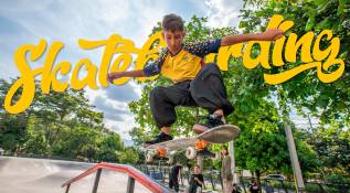 Helena y Juan Esteban, la sangre joven del skateboarding paisa