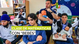 Clase de matemáticas con “bebés”
