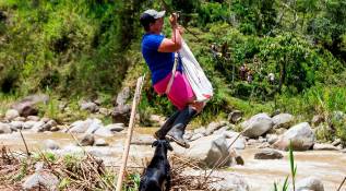 El riesgo por el osado paso por una garrucha en Granada