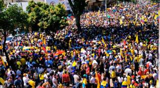 Colombia ya suma ocho días de manifestaciones