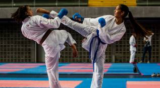 Alejandra y Juliana, dos paisas que quieren llegar a la élite del karate mundial