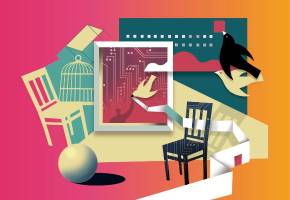 Con la memoria perfecta de internet, el olvido se hace muy difícil. Ilustración Elena Ospina.