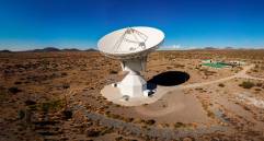 Este es un ejemplo de una antena de radio de la Agencia Espacial Europea ubicada en Malargüe, Argentina. FOTO Cortesía ESA