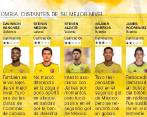 Los jugadores de Colombia celebrando la última anotación ante México. FOTO GETTY