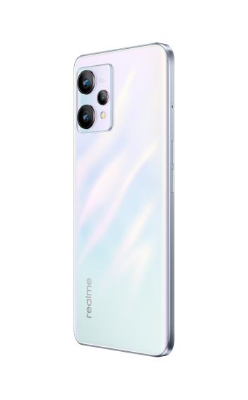 Este es el realme 9 en color blanco celeste. FOTO Cortesía
