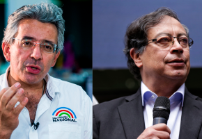 Enrique Gómez calificó de “corruptela” el encuentro del hermano de Gustavo Petro en La Picota. FOTOS: JULIO CÉSAR HERRERA Y COLPRENSA