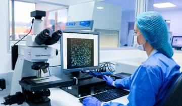 El laboratorio de inmunohematología molecular, en Bogotá, es uno de los grandes hitos que tuvo la medicina colombiana en 2020. <b><span class=mln_uppercase_mln> </span></b>FOTO<b><span class=mln_uppercase_mln> colprensa</span></b>