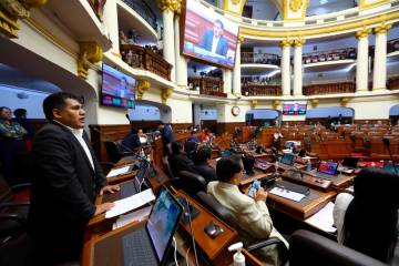 El gobierno presentará al Congreso un nuevo proyecto para adelantar elecciones presidenciales. FOTO CORTESÍA CONGRESO DE PERÚ.
