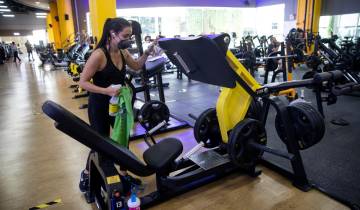Gimnasios, una de las industrias que más cambiaría en pospandemia. FOTO: ESTEBAN VANEGAS