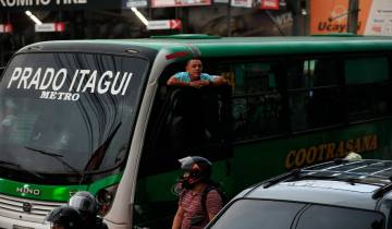 Los conductores también se ven afectados por el estrés de los trancones. FOTO: Camilo Suárez.