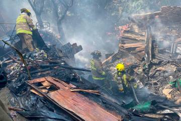Los organismos de socorro recomendaron la evacuación definitiva de las tres viviendas afectadas. FOTO Cortesía DAGRD