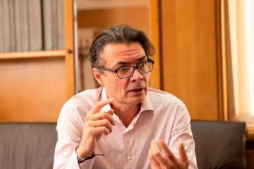 Alejandro Gaviria fue precandidato presidencial en las elecciones del 2022 por lo Coalición Centro Esperanza. Ahora se desempeña como ministro de Educación. FOTO: EL COLOMBIANO