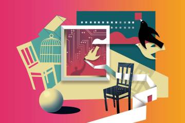 Con la memoria perfecta de internet, el olvido se hace muy difícil. Ilustración Elena Ospina.