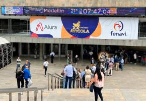 Plaza Mayor es el epicentro del congreso nacional avícola 2022. FOTO: TOMADA DE TWITTER