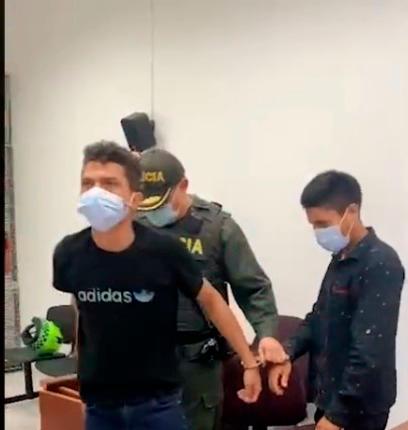 Haydee Santiago Pereira Batalla y Wilmer Visamon Ríos fueron condenados a 20 años y seis meses de prisión. FOTO Captura de pantalla