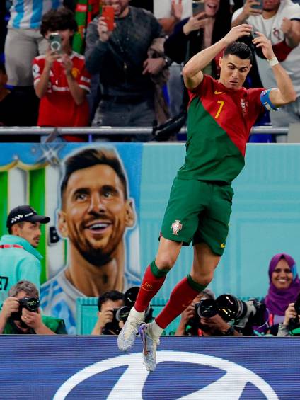 Cristiano Ronaldo está a un gol de igualar los 9 que hizo Eusebio con la selección lusa en el Mundial de Inglaterra-66. FOTO getty