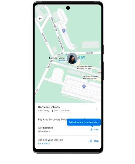 Nuevas notificaciones para compartir ubicación. FOTO Cortesía