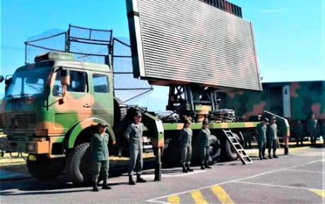 Radar JYL-11 usado en zona fronteriza. FOTO cortesía