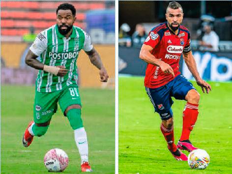 Dorlan Pabón regresaría para el duelo con Huila. Andrés Cadavid es uno de los referentes rojos. FOTOS Juan Sánchez y Carlos Velásquez