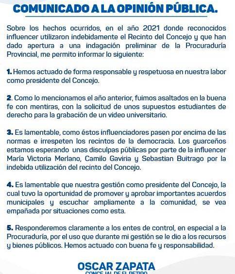 Procuraduría investigará a concejal de El Retiro por comercial de lubricantes de Aída V. Merlano