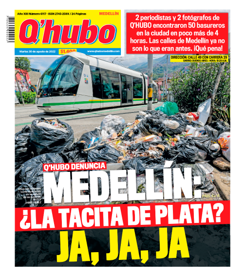 Q’hubo dejó en evidencia los basureros de Medellín.
