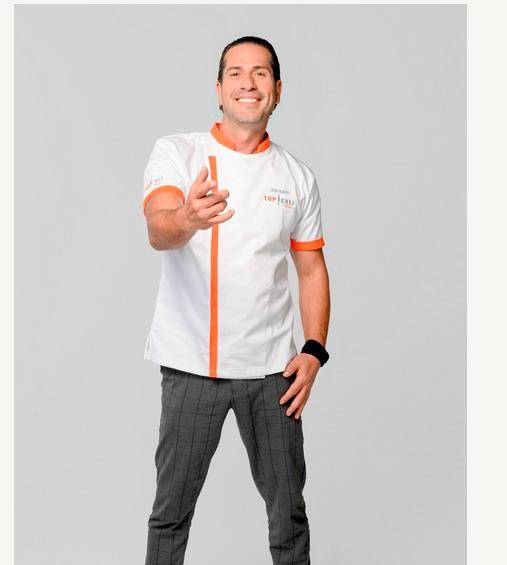 Gregorio Pernía es uno de los participantes reality Top Chef VIP, que emite Telemundo Internacional y que presenta la también colombiana Carmen Villalobos. FOTO Cortesía Telemundo Internacional