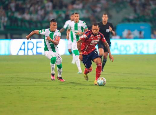 Nacional y el DIM disputan el clásico 327. FOTO CAMILO SUÁREZ