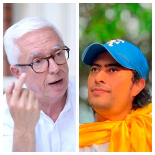 El exsenador Jorge Enrique Robledo y el diputado por Atlántico Nicolás Petro Burgos. FOTO COLPRENSA Y CORTESÍA