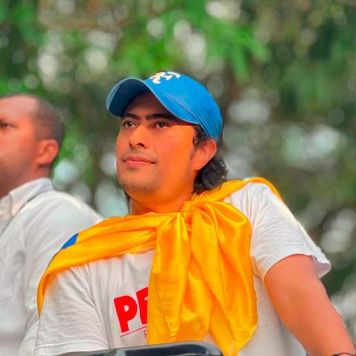 Nicolás Petro, hijo del presidente Gustavo Petro y diputado del Atlántico. FOTO: CORTESÍA
