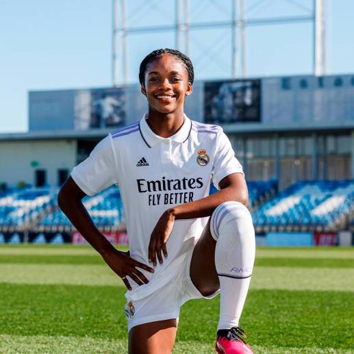 Linda Caicedo, el fichaje de lujo del Real Madrid femenino. FOTO TWITTER REAL MADRID