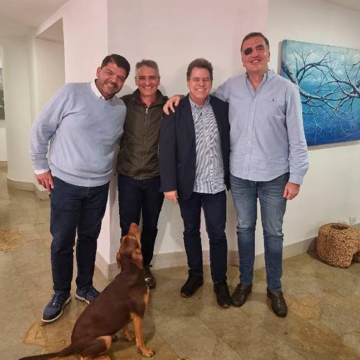 Juan Diego Gómez, Andrés Julián Rendón, Eugenio Prieto, Mauricio Tobón. Foto: Twitter. 
