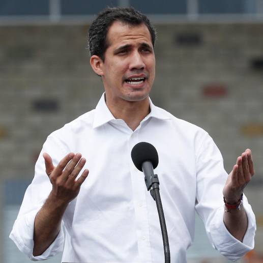 Juan Guaidó fue explusado de Colombia en abril pasado por agentes migratorios. FOTO COLPRENSA 