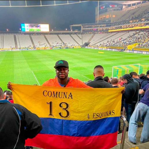 Juber vivía en Brasil y estaba de paso en la ciudad, en su comuna. Foto: Cortesía. 