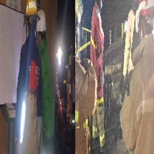 Organismos de socorro atienden la emergencia desde la noche del martes. FOTO: TOMADA DE TWITTER @nicolasgarciab