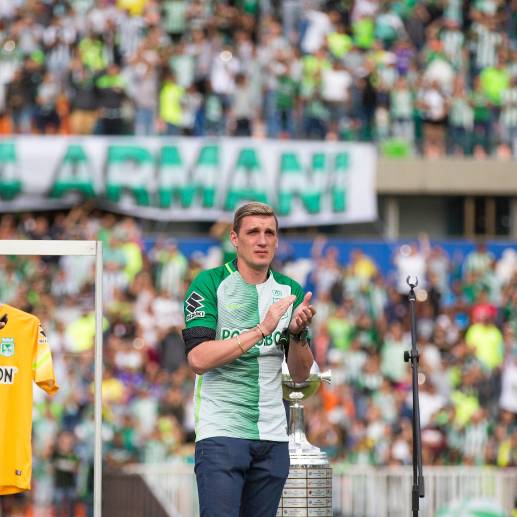 El regreso de Franco Armani es uno de los más esperados por la hinchada verdolaga. FOTO EL COLOMBIANO