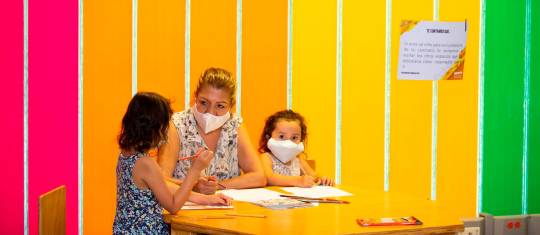 La literatura infantil fue uno de los géneros más solicitados en las bibliotecas. FOTO cortesía Comfenalco.