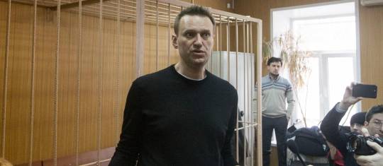 La captura de Alexei Navalny provocó protestas en más de 60 ciudades de Rusia. FOTO Getty