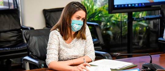 María Camila Villamizar será la primera funcionaria del gabinete de Quintero en enfrentar una moción de censura. FOTO Alcaldía de Medellín