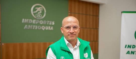 El nuevo gerente de Indeportes es optimista sobre la gestión que desarrollará en la entidad. FOTO Camilo Suárez