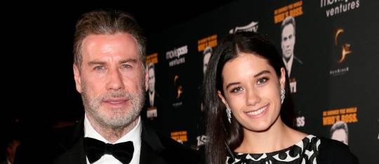En la imagen John Travolta y su hija Ella, durante una de las galas a la que el actor fue en compañía de su familia. FOTO GETTY 