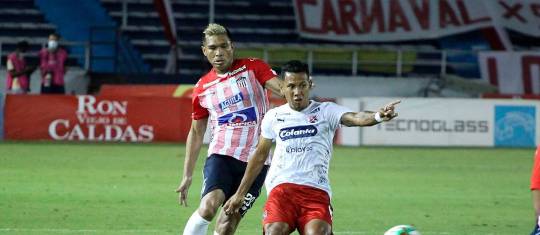 El único gol del partido lo hizo Teófilo Gutiérrez a comienzo del primer tiempo. FOTO DIMAYOR