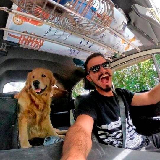Koz y Shurastey en su paso por Cali, Colombia. FOTO: Tomada de Instagram. 